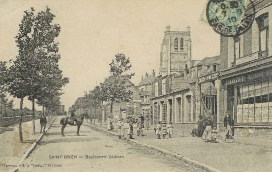 Vue animée du Boulevard Vauban
