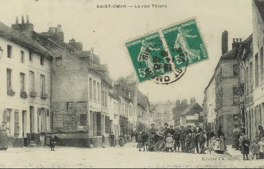 (a)- Ancienne rue de Thiers